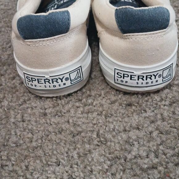 Sperry Top Siders Marine ivory color boat shoes Sz 5 EUC - Picture 5 of 11